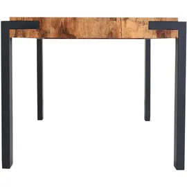 Mendler HWC-L53 140 x 76 x 80 cm dunkle Wildeiche