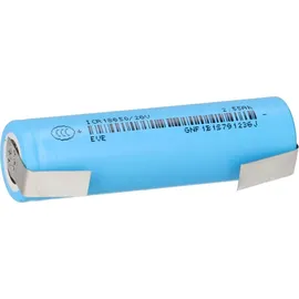 Eve ICR18650-26V 2550mAh 3,6V Li-Ion Entladestrom 7.65A U-Lötfahne