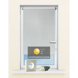 Seitenzugrollo KUTTI "Seitenzugrollo 'Ida', Lichtschutz, Klemmfix, ohne Bohren, Fixmaß" Gr. 8, weiß, B:140cm H:160cm, Polyester, Rollos, Sichtschutz, Sonnenschutz