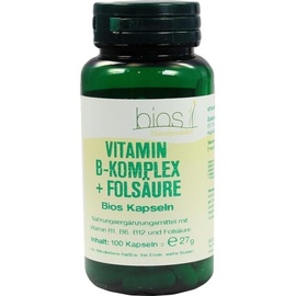 BIOS NATURPRODUKTE Vitamin B-Komplex + Folsäure Bios Kapseln 100 St.