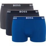 Boss Trunks, mit elastischem Logo-Bund im 3er-Pack, Royal, XL