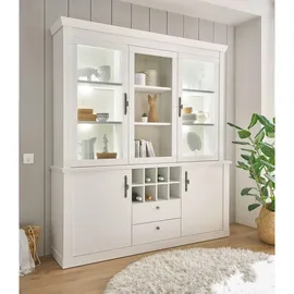 furn.design Buffet Fiastra 184 x 207 cm Pinie Weiß