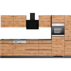 kochstation Küchenzeile »KS-Riesa«, Stellbreite 330 cm, ohne E-Geräte