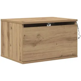 vidaXL Nachtschrank Artisan-Eiche 50 x 36 x 30 cm Braun