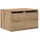 vidaXL Nachtschrank Artisan-Eiche 50 x 36 x 30 cm Braun
