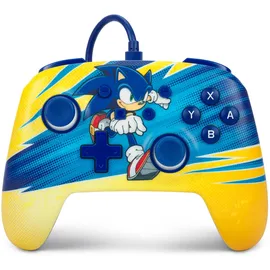 PowerA Enhanced Wired Controller Sonic Boost Nintendo Switch - Blau