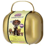 L.O.L. Surprise! OMG Royal Bee Family Pack - mehr als 45 Überraschungen - Modepuppe Royal Bee, Tot Dolls Queen Bee, King Bee, Lil Queen Bee, Pet Pup Bee - Ideal für Kinder ab 4 Jahren