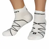 Salomon Sonic Sneaker Socken 2er Pack Schwarz/Weiß 45-47