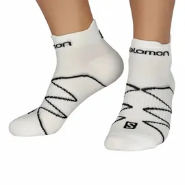 Salomon Sonic Sneaker Socken 2er Pack Schwarz/Weiß 45-47