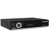 TechniSat DIGIPLUS UHD S2 UHDTV/HDTV Twin Tuner (DVB-S/DVB-S2, HEVC, H.265, PVR Aufnahmefunktion, WLAN, LAN, CI+, USB, OLED) schwarz