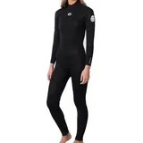 RIP CURL WOMENS FREELITE 3/2 FLATLOCK BACK ZIP Full Suit 2024 black - 4