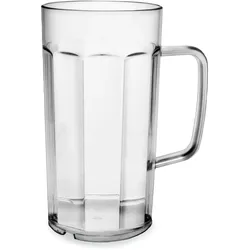 AKU PC-Bierkrug, 400 ml/0,40 l, Mehrweg, Kunststoff, klar