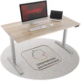 Assmann Electronic Schreibtisch Y-Line Eiche Natura / Silber