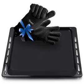 Vioks Backblech wie Bauknecht 481010539881 mit 2x Handschuhe für Backofen