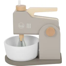 Small Foot Company small Foot Mixer-Set grau „Tasty“ aus Holz, 2-in-1 Küchenmaschine mit Hand- und Standmixer, Küchen-Spielset für Kinder ab 3 Jahren, 12679