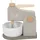 Small Foot Company small Foot Mixer-Set grau „Tasty“ aus Holz, 2-in-1 Küchenmaschine mit Hand- und Standmixer, Küchen-Spielset für Kinder ab 3 Jahren, 12679