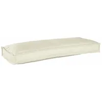 VidaXL Palettkissen für Bank Creme 100x40x8 cm Oxfordgewebe