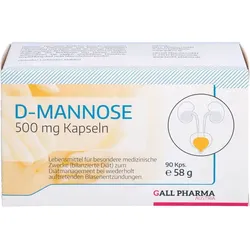 Hecht-Pharma D-MANNOSE 500 mg GPH Kapseln Vitamine 90 ct 