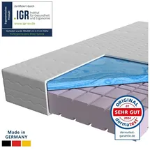 AM Qualitätsmatratzen Premium 7-Zonen Gelschaum-Matratze 180 x 200 cm H3