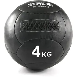 Elite Medizinball - Kunstleder - Schwarz 4kg