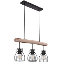 ETC Shop Retro Pendel Decken Leuchte filament Käfig Design