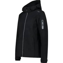 CMP Damen Softshell Hoodie Jacke (Größe XXS, schwarz)