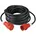 Schwabe AS Schwabe 61027 Strom Verlängerungskabel 32 A Schwarz 10 00 m 5G 4 mm2