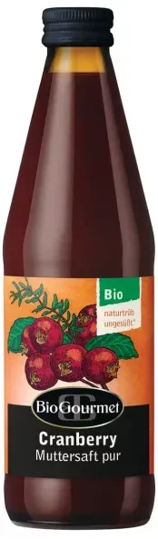 BioGourmet Cranberry Muttersaft pur bio