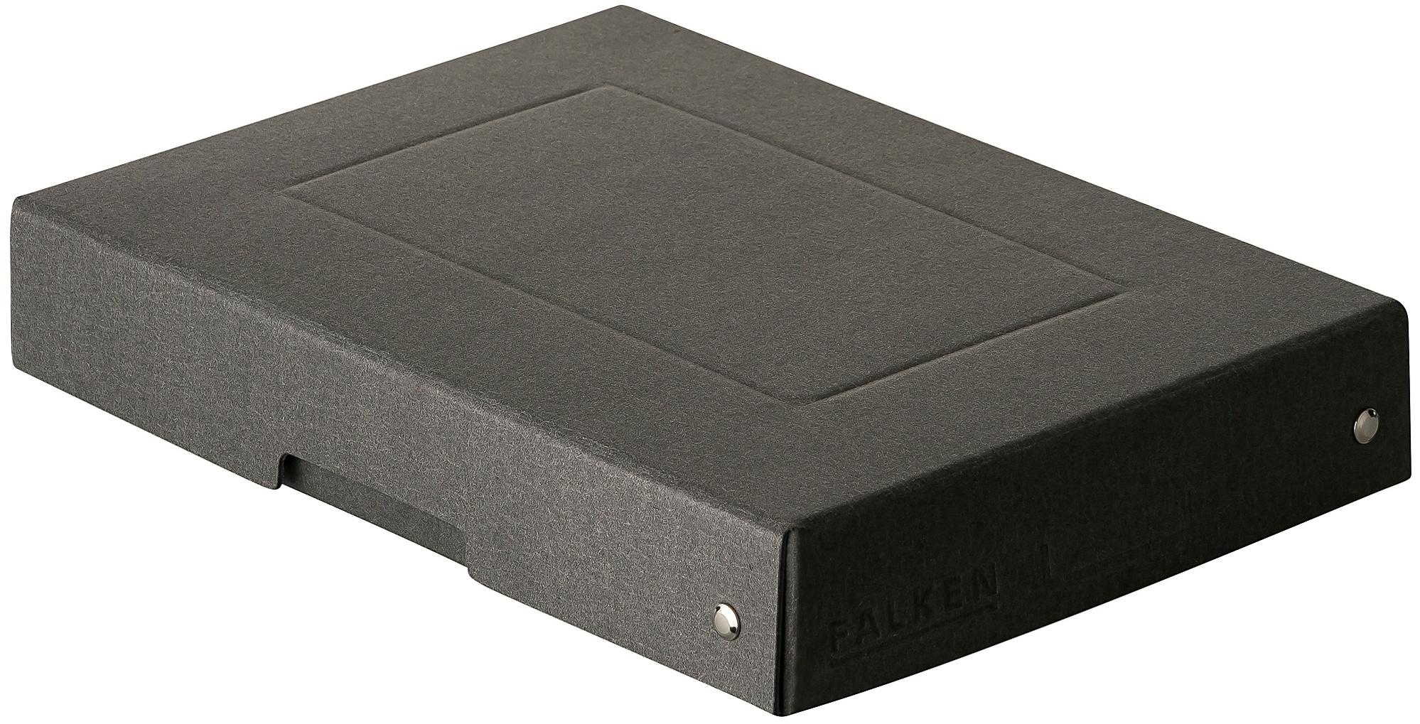 Falken 22001712 PURE Box Black DIN A5, Füllhöhe 40 mm schwarz - Schwarz