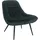 SalesFever Relaxsessel Toulon Samt 76 x 85,6 x 85,6 cm Grün mit Kissen