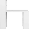 Regal-Schreibtisch INOSIGN Whitby, weiß, B:120cm H:120cm T:52cm, Tische, Home Office-Schreibtisch