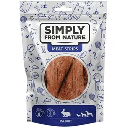 SIMPLY FROM NATURE Meat Strips Kaninchenfleischstreifen für Hunde 80 g
