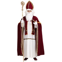 shoperama Saint Nicholas Nikolaus Kostüm für Herren Santa Claus Weihnachtsmann Erzbischof, Größe:2XL/3XL