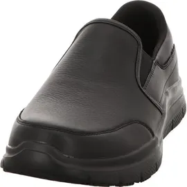 SKECHERS Herren Flex Advantage Sr Bronwood Trainers, Black Leather, 39.5 EU