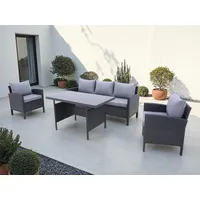 Konifera Gartenlounge-Set »»Brooklyn««, (Set, 12 tlg., 1x 3er Sofabank,