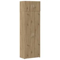 VidaXL Stauraumschrank Artisan Eiche 70x42,5x225 cm Holzwerkstoff