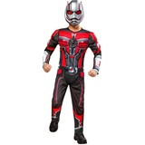 Rubies Antman Deluxe Kostüm für Jungen und Mädchen, gepolsterter Jumpsuit mit Schaumstoffmaske, offizielles Marvel-Lizenzprodukt für Karneval, Partys und Geburtstage