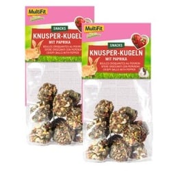 MultiFit Knusper-Kugeln mit Paprika 2x8 Stück