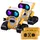 Playtastic 2er-Set Kinder-Spielzeugroboter