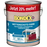 Bondex Wetterschutz-Farbe RAL 3004 Purpurrot - 3 l ausreichend für ca. 27 m2