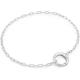 ANIA HAIE Mini Link Charm Chain Connector Silber B048-02H Größe 18