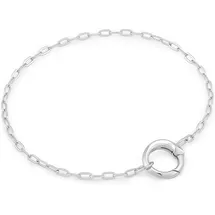 ANIA HAIE Mini Link Charm Chain Connector Silber B048-02H Größe 18
