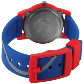 Q&Q VR99J010Y 30 mm Resin Gehäuse Blau Silikonarmband