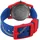 Q&Q VR99J010Y 30 mm Resin Gehäuse Blau Silikonarmband