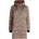 Steppjacke mit Kapuze in Braun Gr 36