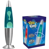 Party Town Lavalampe Kinder Blau - Lavalampe blau Mit Spielbälle | Lava Lampe | Lavalampe Groß | Lavalampe Kinder 38 Cm | Lava Lamp Blau Für Kinder Und Erwachsene