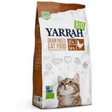Yarrah Bio mit Bio Huhn & Fisch getreidefrei Katzenfutter trocken