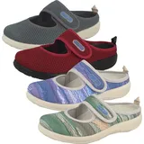 FLY FLOT Damen 855311 Hausschuh, anthrazit, 39