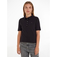 Tommy Hilfiger Poloshirt, mit Logostickerei TOMMY HILFIGER Black M (38)