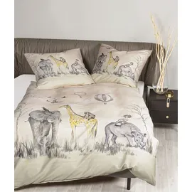 JANINE Modern Art S42097-07 Beige 135 x 200 cm + 80 x 80 cm